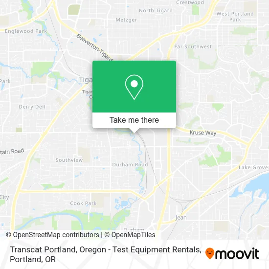 Transcat Portland, Oregon - Test Equipment Rentals map