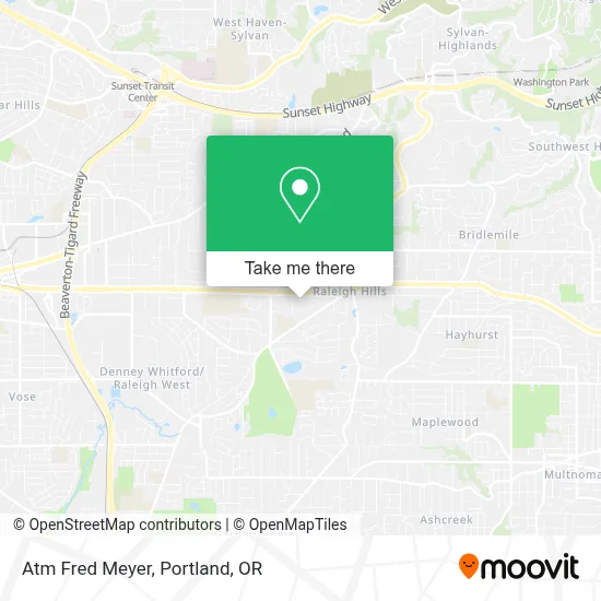 Atm Fred Meyer map