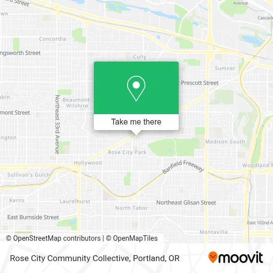 Rose City Community Collective map