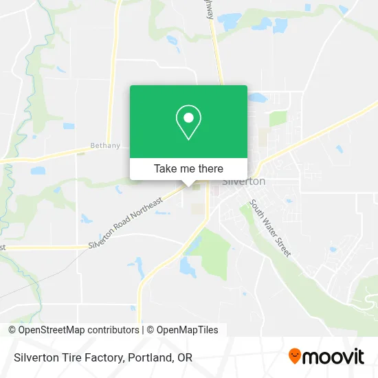 Silverton Tire Factory map