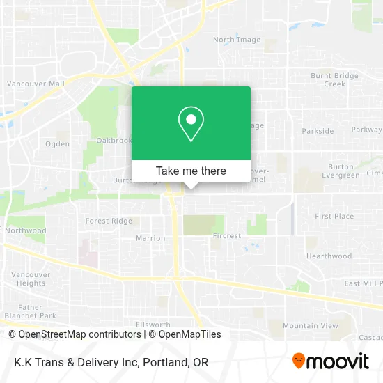K.K Trans & Delivery Inc map
