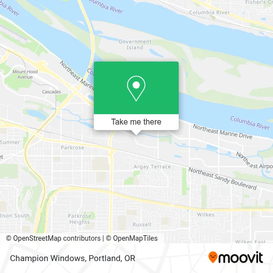 Champion Windows map