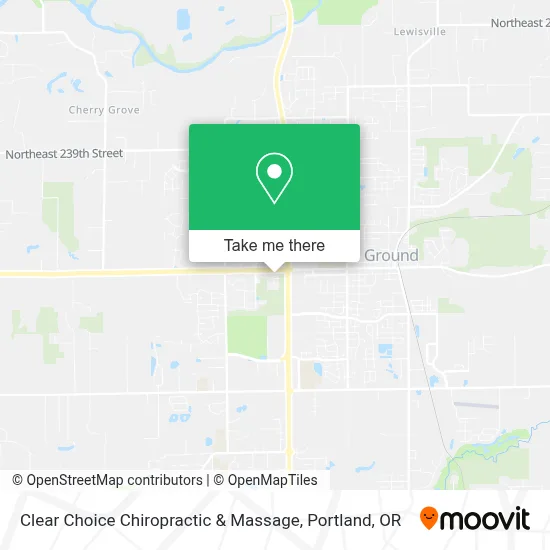Clear Choice Chiropractic & Massage map