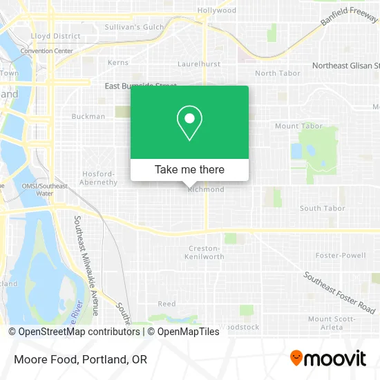 Moore Food map