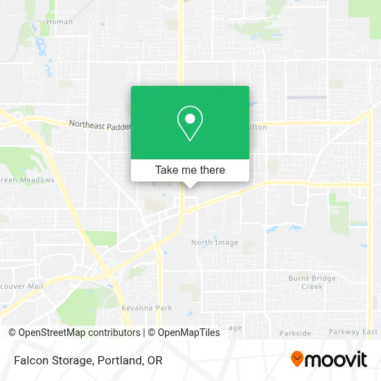 Falcon Storage map