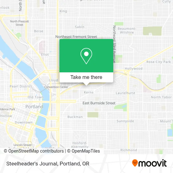 Steelheader's Journal map