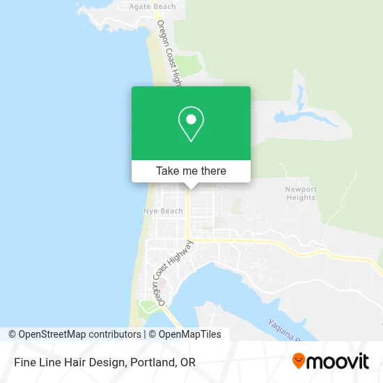 Fine Line Hair Design map