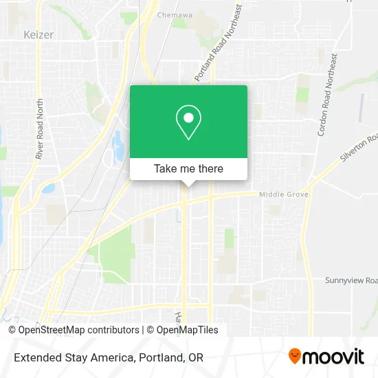 Extended Stay America map