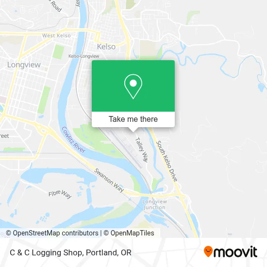 C & C Logging Shop map