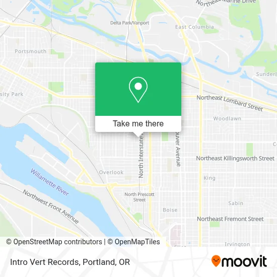 Intro Vert Records map