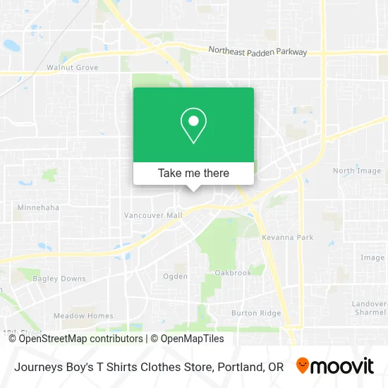 Journeys Boy's T Shirts Clothes Store map