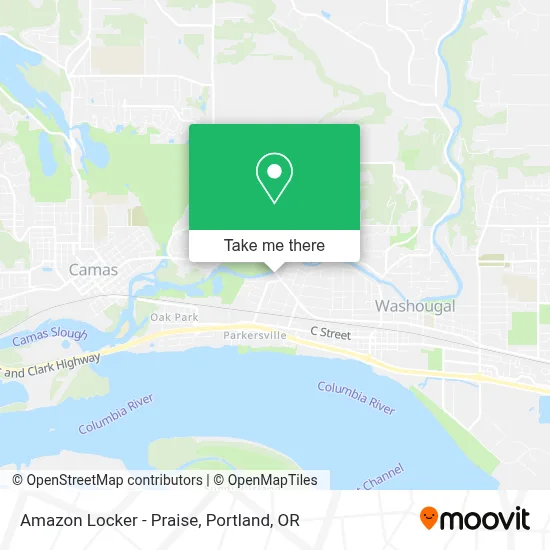 Amazon Locker - Praise map