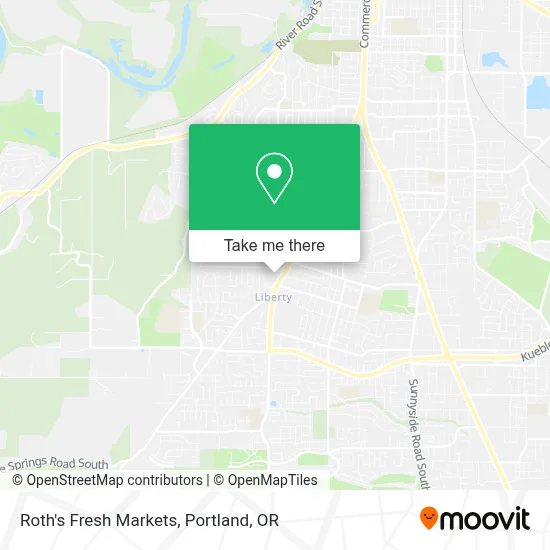Roth's Fresh Markets map