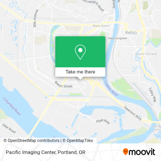 Pacific Imaging Center map