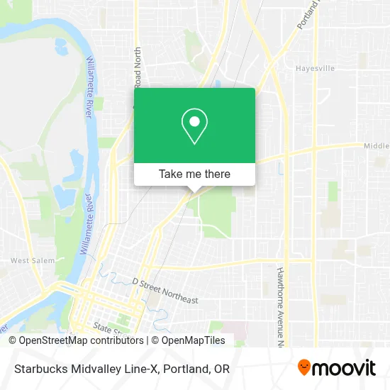 Starbucks Midvalley Line-X map