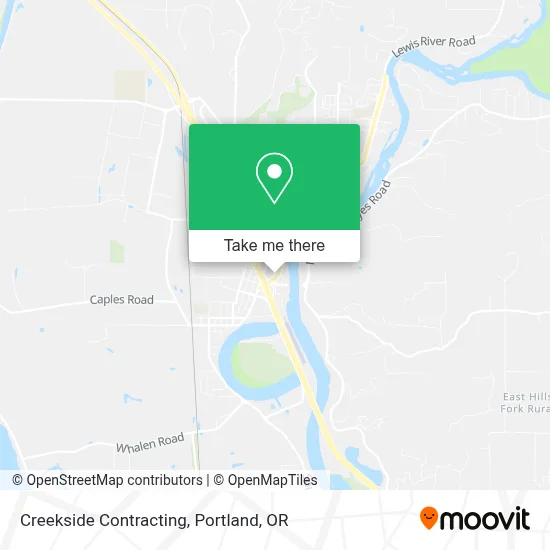 Creekside Contracting map
