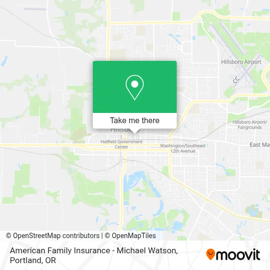 American Family Insurance - Michael Watson map