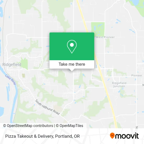 Pizza Takeout & Delivery map