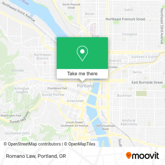 Romano Law map