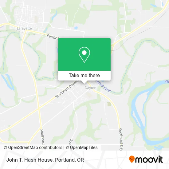John T. Hash House map
