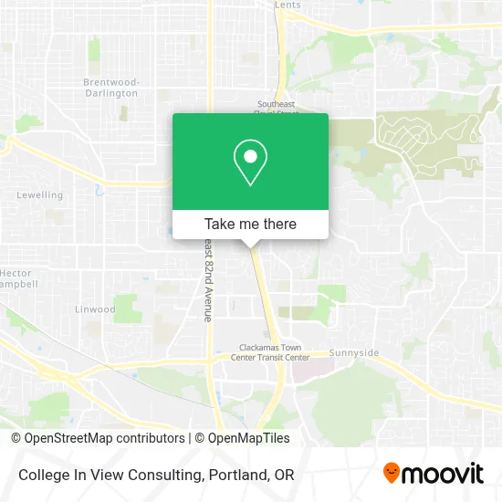 College In View Consulting map