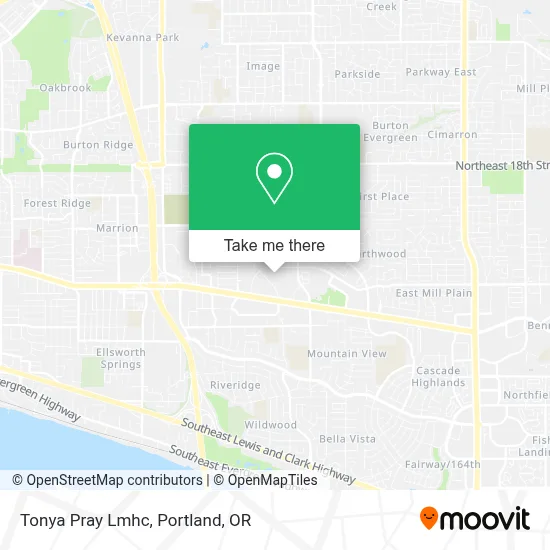 Tonya Pray Lmhc map