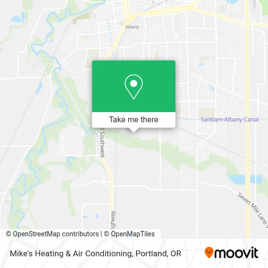 Mike's Heating & Air Conditioning map