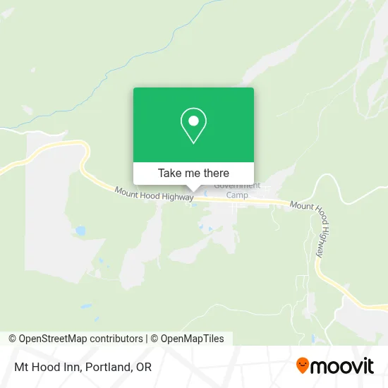 Mt Hood Inn map