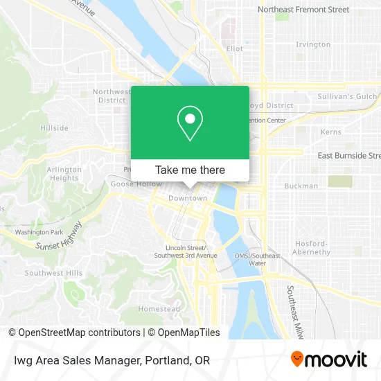 Iwg Area Sales Manager map