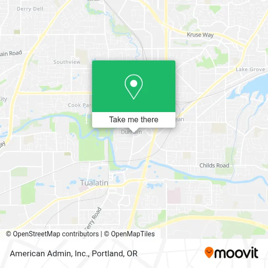 American Admin, Inc. map