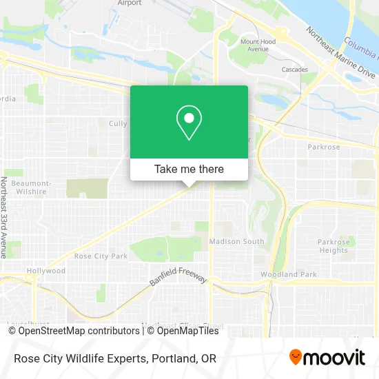 Rose City Wildlife Experts map