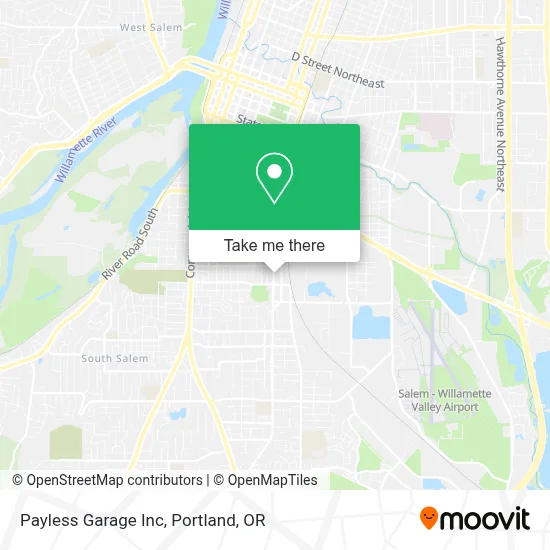 Payless Garage Inc map