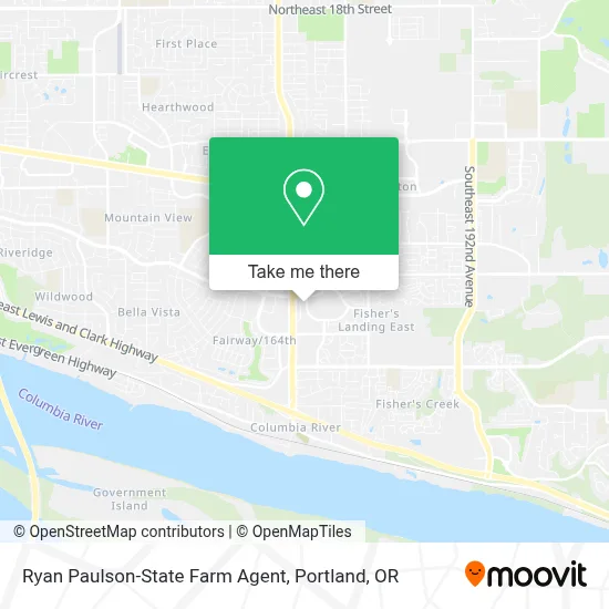 Ryan Paulson-State Farm Agent map