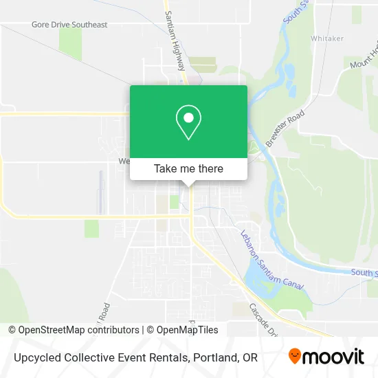 Upcycled Collective Event Rentals map