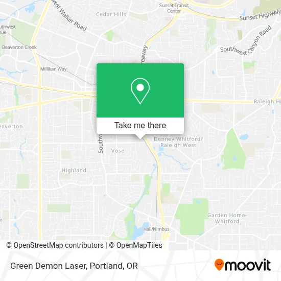 Green Demon Laser map