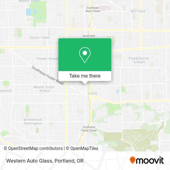 Western Auto Glass map