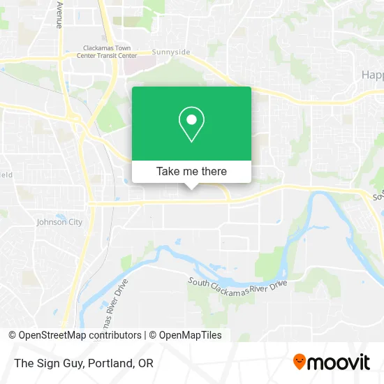 The Sign Guy map