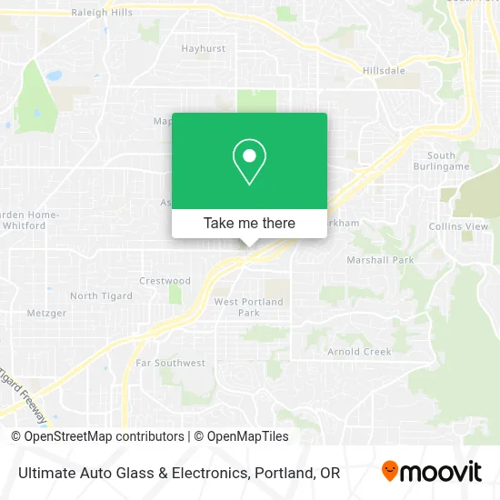 Ultimate Auto Glass & Electronics map