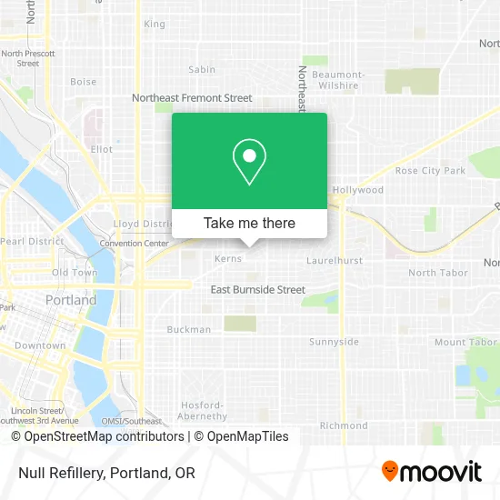 Null Refillery map