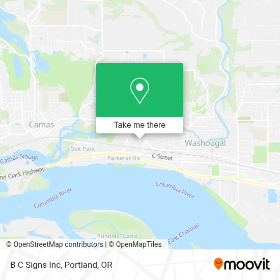 B C Signs Inc map