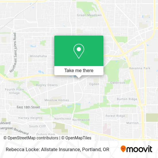 Rebecca Locke: Allstate Insurance map