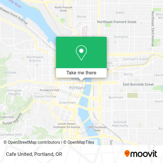 Cafe United map