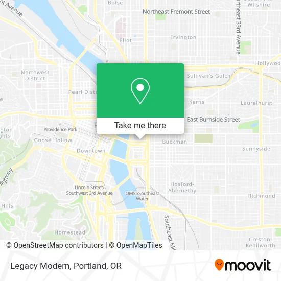 Legacy Modern map