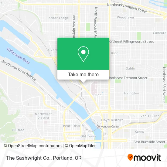 The Sashwright Co. map