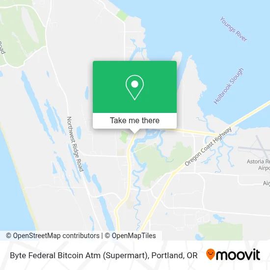 Byte Federal Bitcoin Atm (Supermart) map