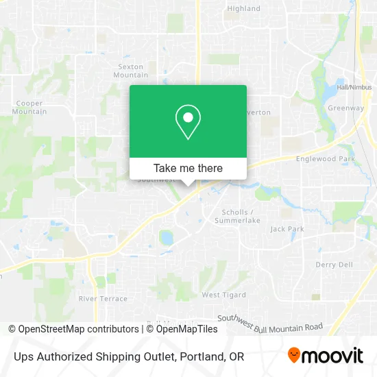 Ups Authorized Shipping Outlet map