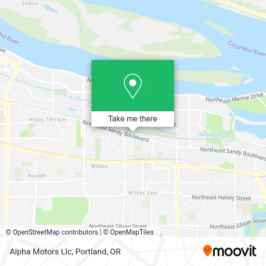 Alpha Motors Llc map