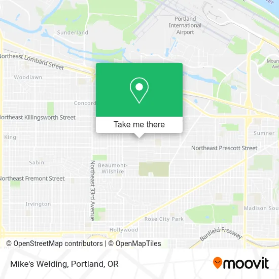 Mike's Welding map