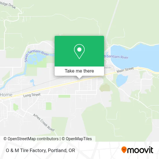 O & M Tire Factory map