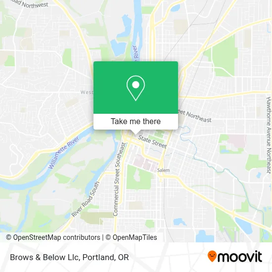 Brows & Below Llc map